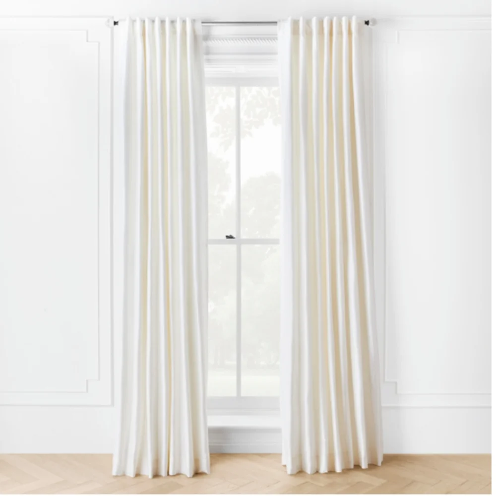 Z Galleries Ivory Rod Pocket Back Set of 2 Panels, 54